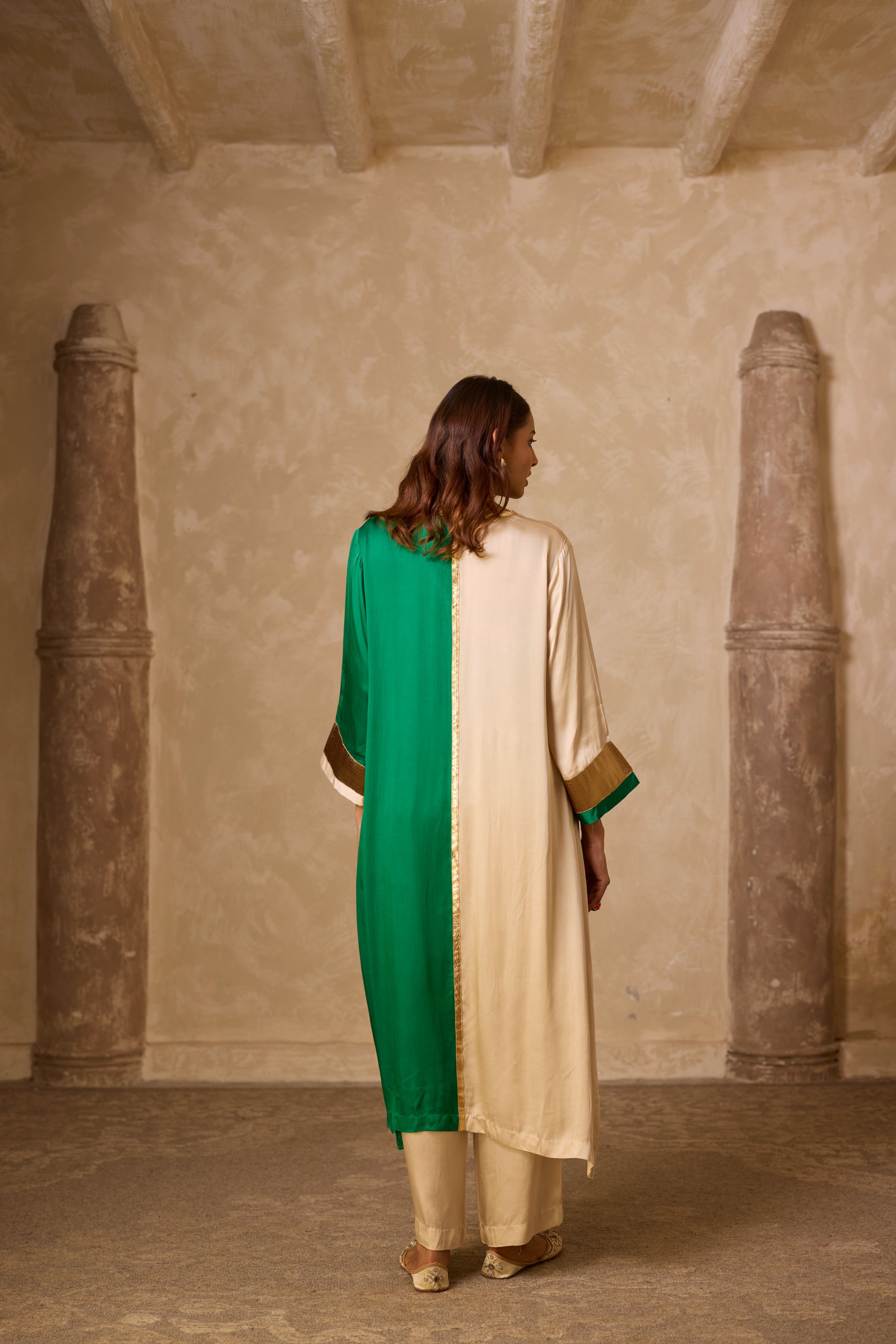 AMALTAS KURTA SET GREEN (SET OF 3)