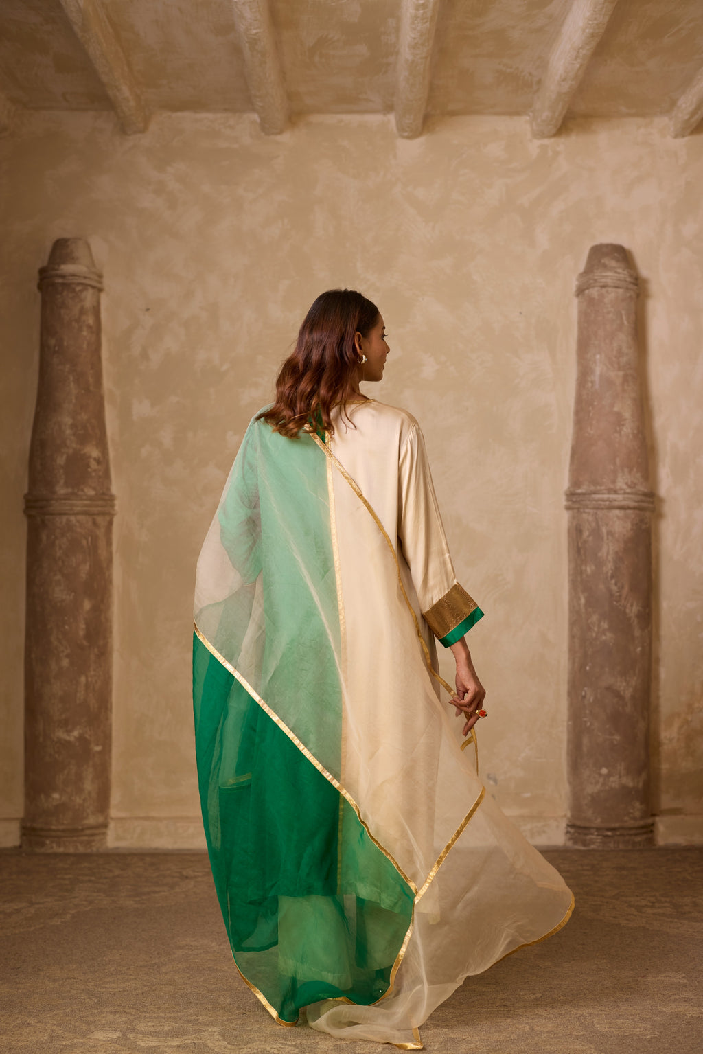 AMALTAS KURTA SET GREEN (SET OF 3)