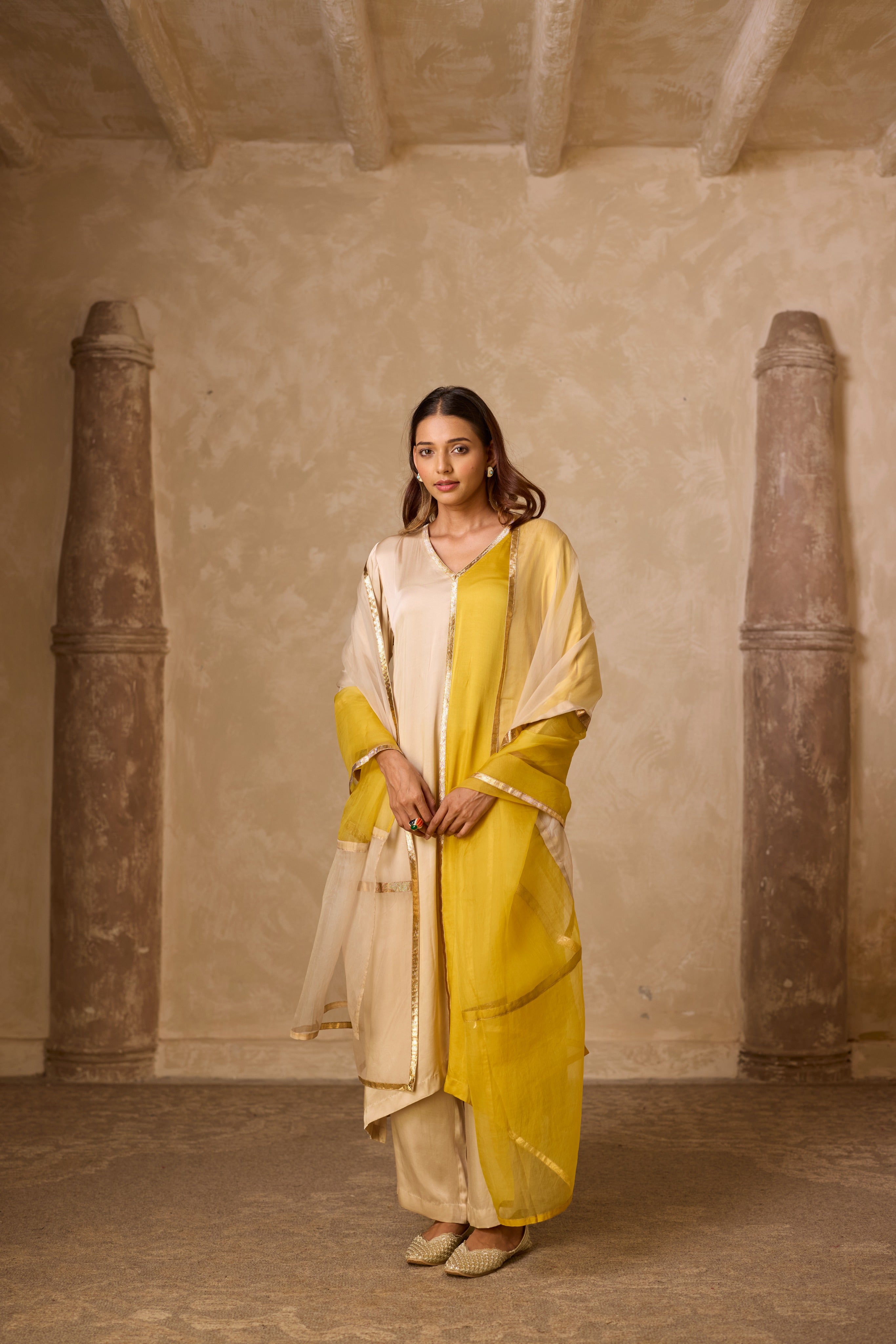 AMALTAS KURTA SET YELLOW (SET OF 3)