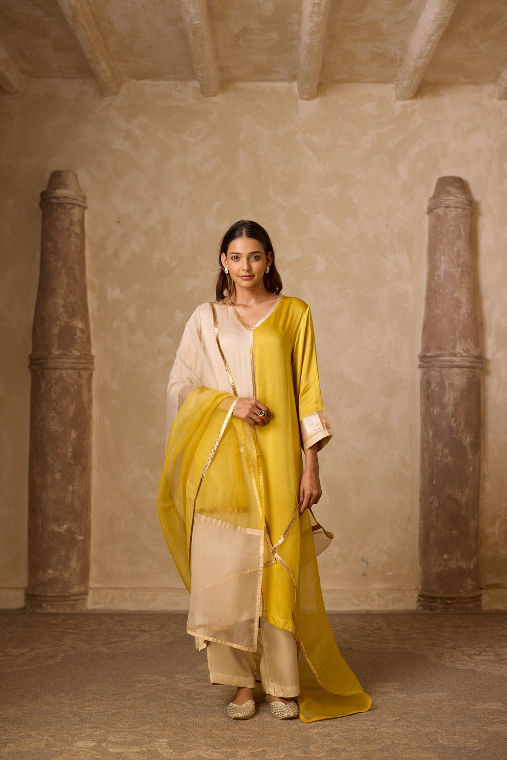 AMALTAS KURTA SET YELLOW (SET OF 3)