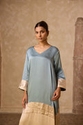 HEENA KAFTAN SET POWDER BLUE
