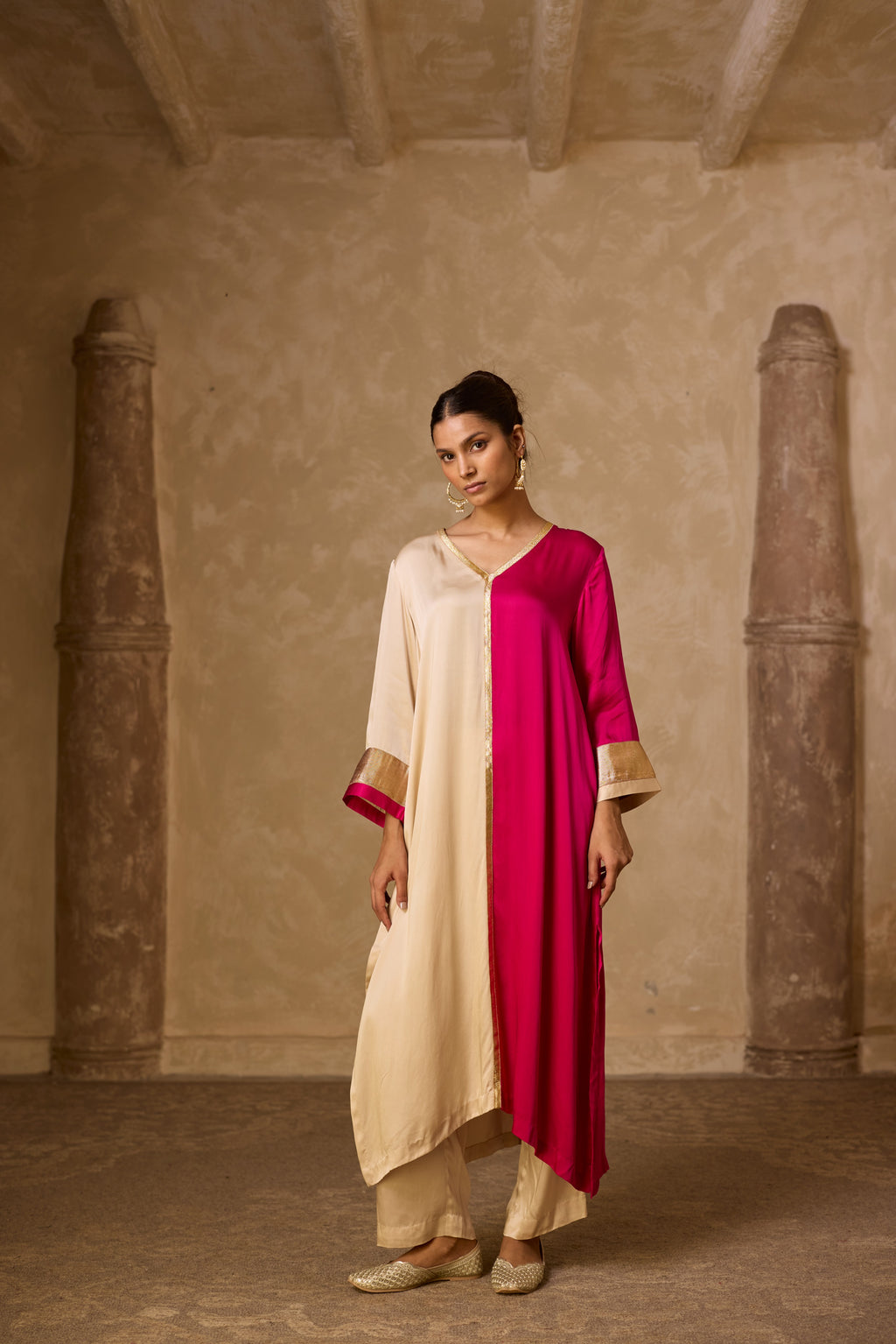 AMALTAS KURTA SET PINK (SET OF 3)