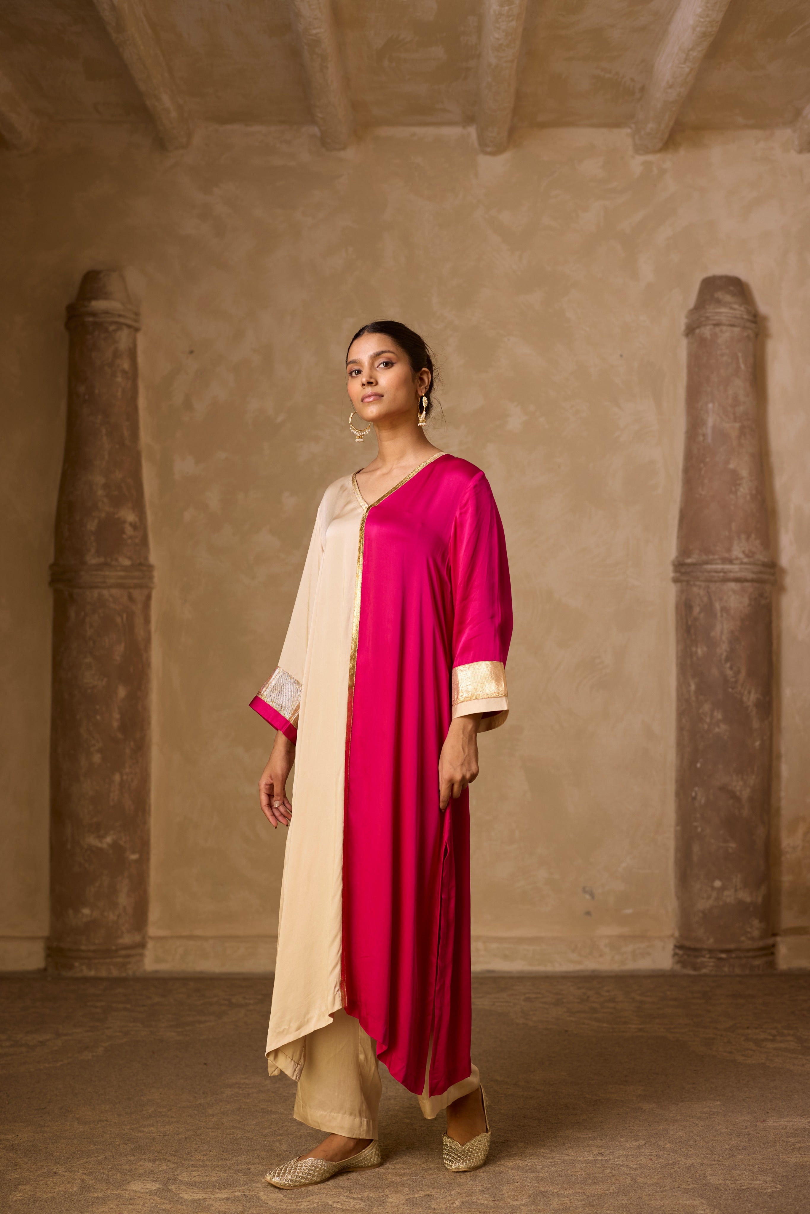 AMALTAS KURTA SET PINK (SET OF 3)