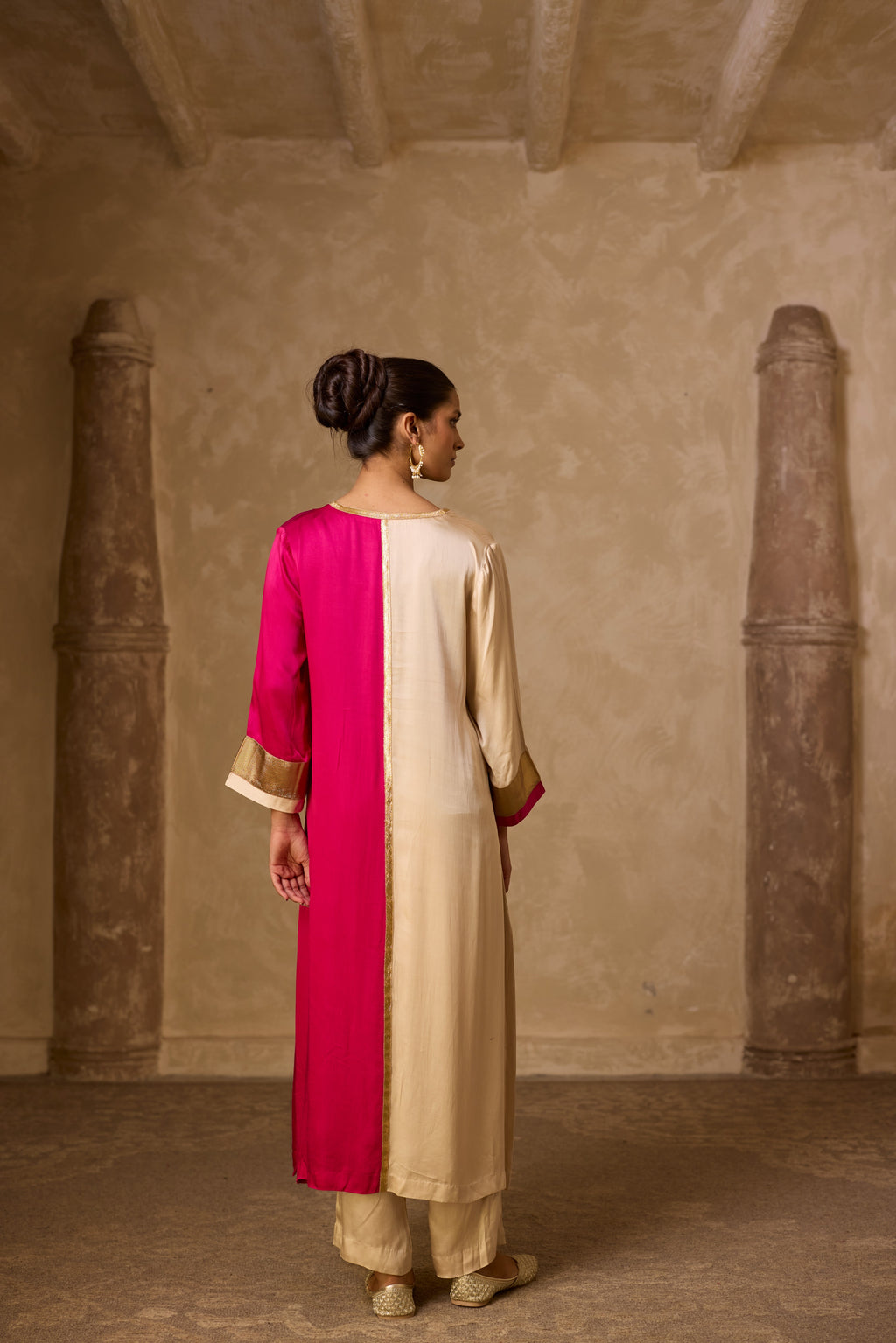 AMALTAS KURTA SET PINK (SET OF 3)