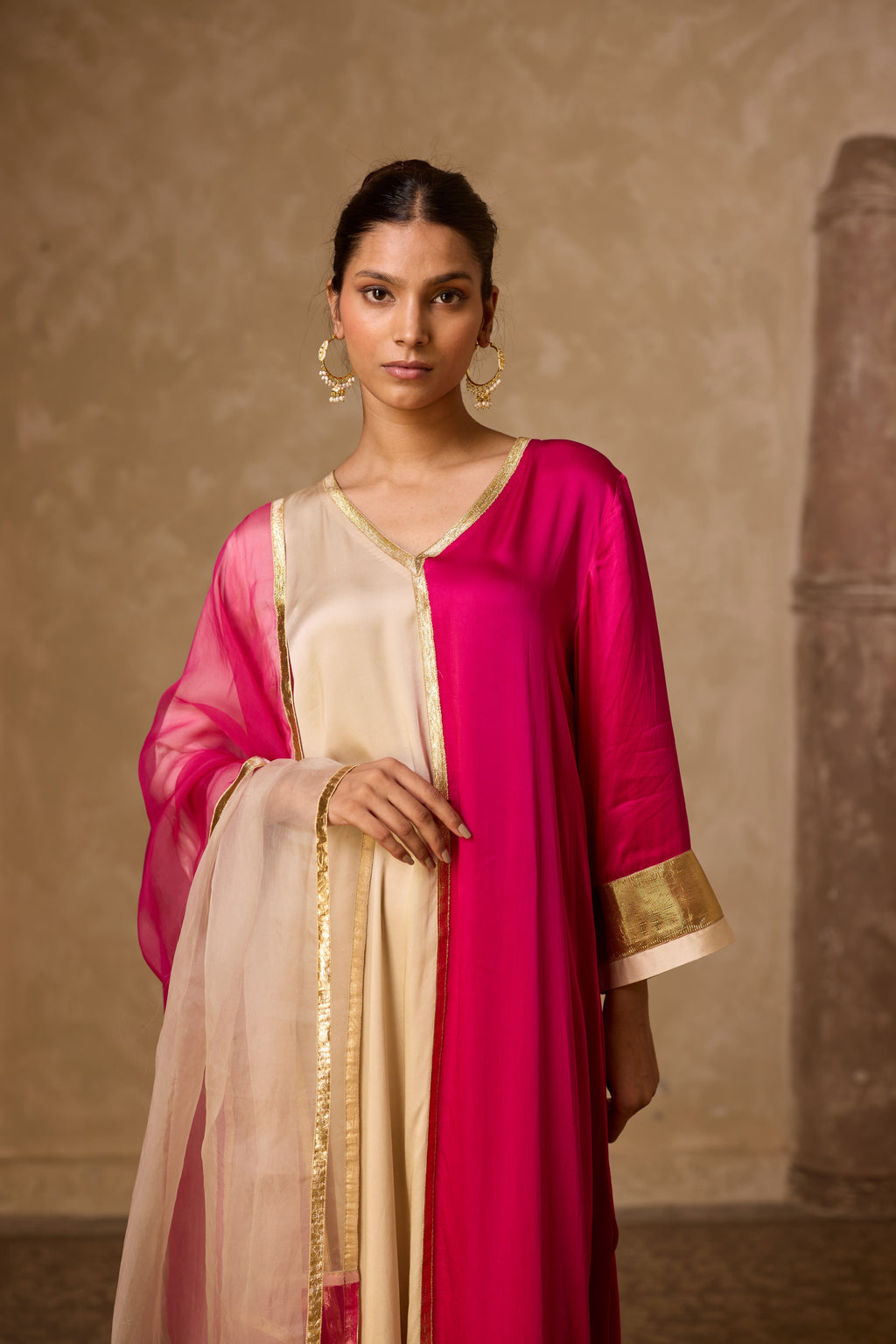 AMALTAS KURTA SET PINK (SET OF 3)