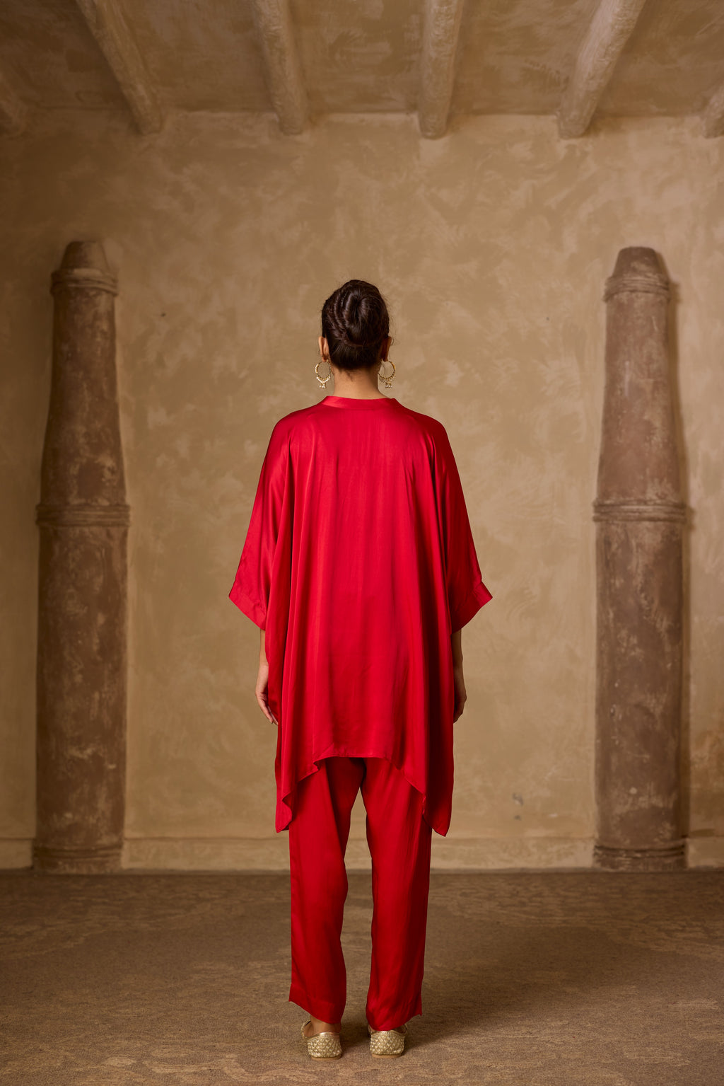 ZOHA ANTI  FIT SHIRT RED SET