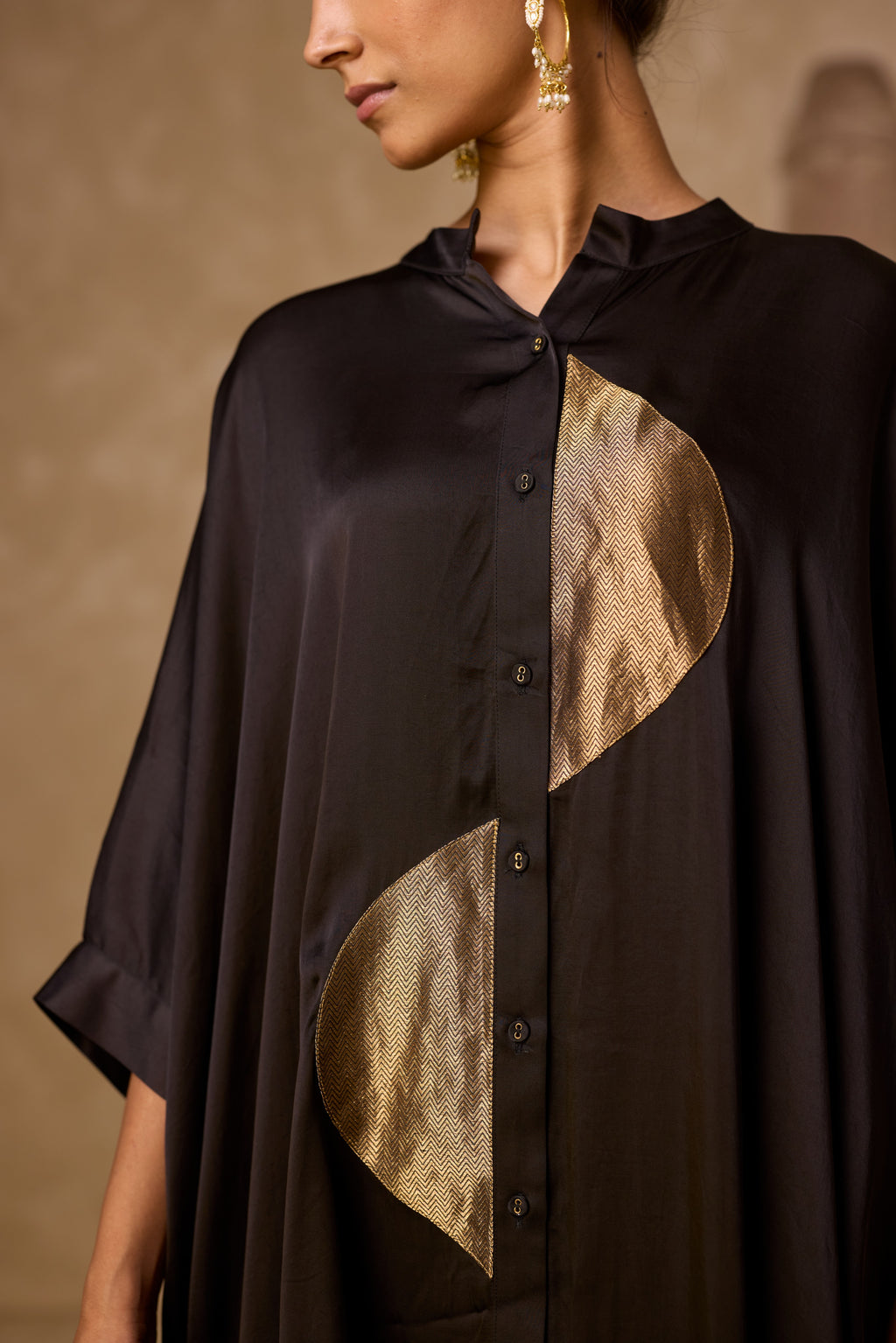 ZOHA ANTI  FIT SHIRT BLACK SET