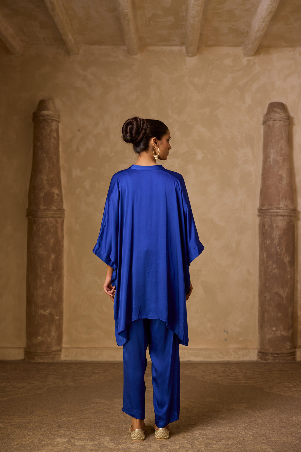 ZOHA ANTI FIT SHIRT SET- ROYAL BLUE
