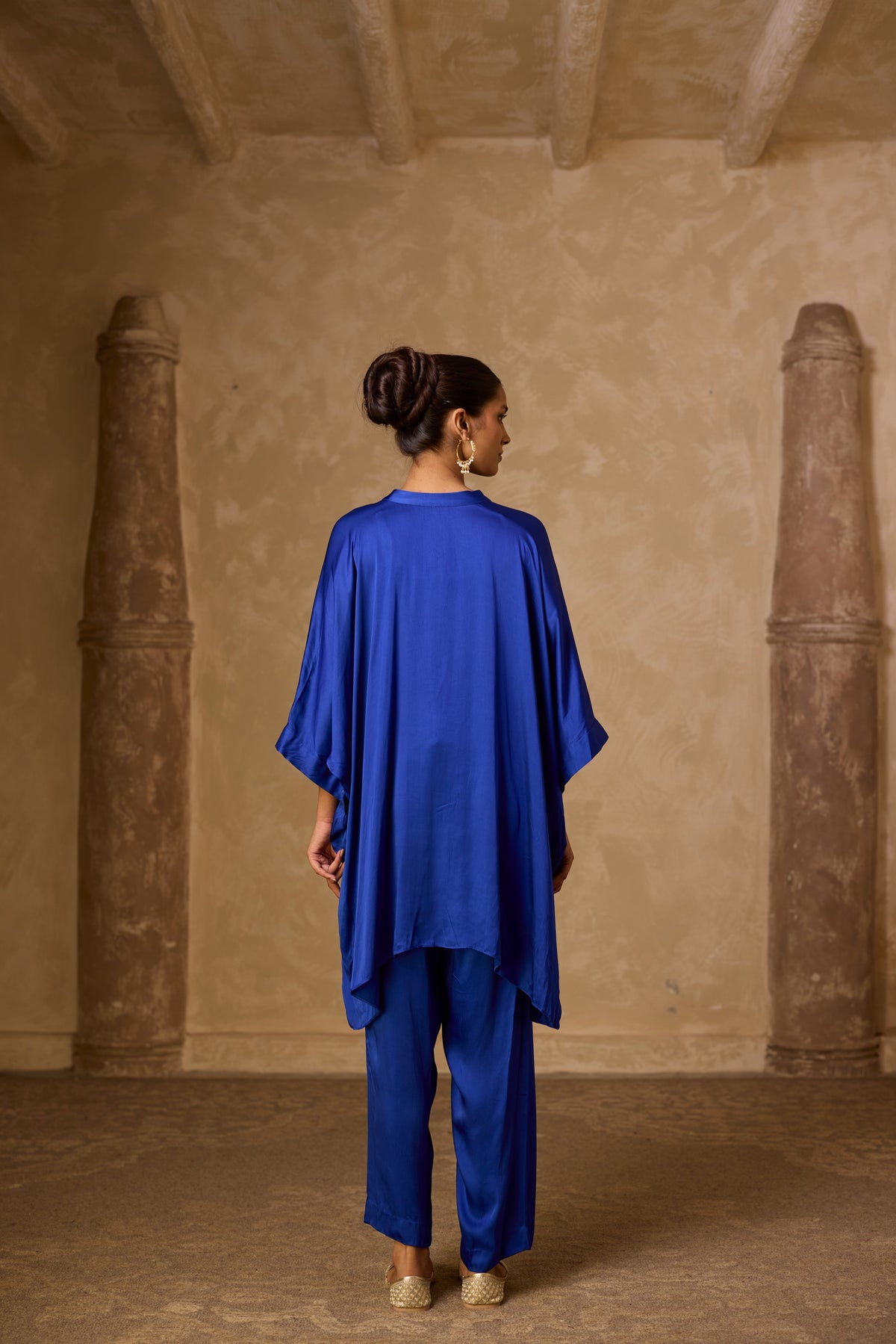 ZOHA ANTI FIT SHIRT SET- ROYAL BLUE
