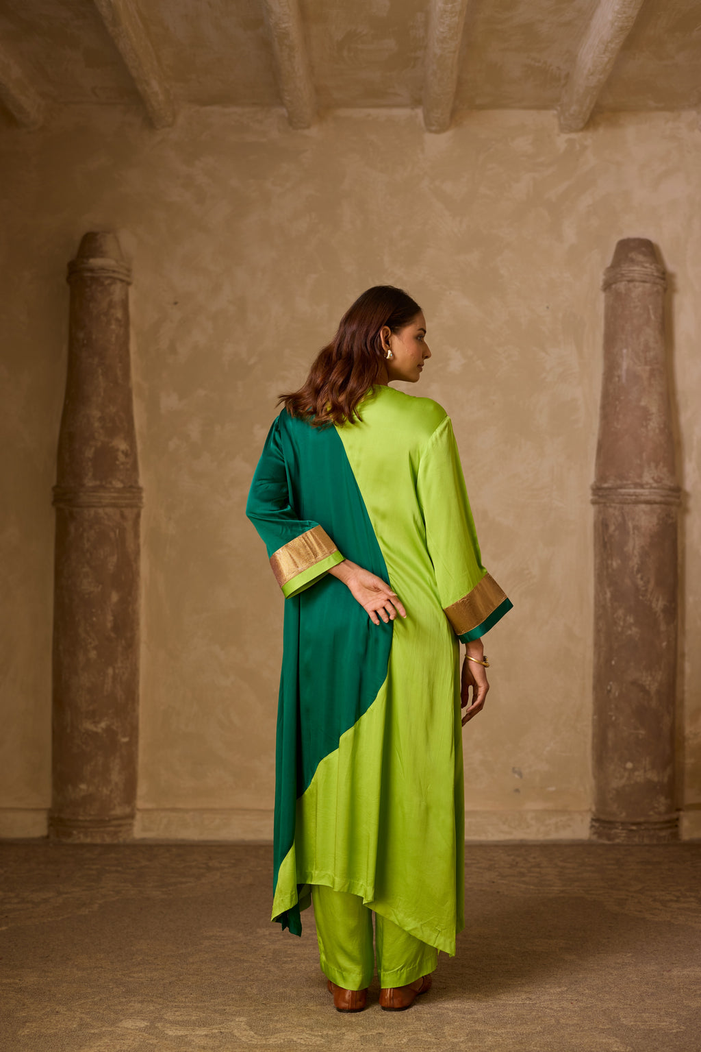CHANDRIKA KURTA SET GREEN