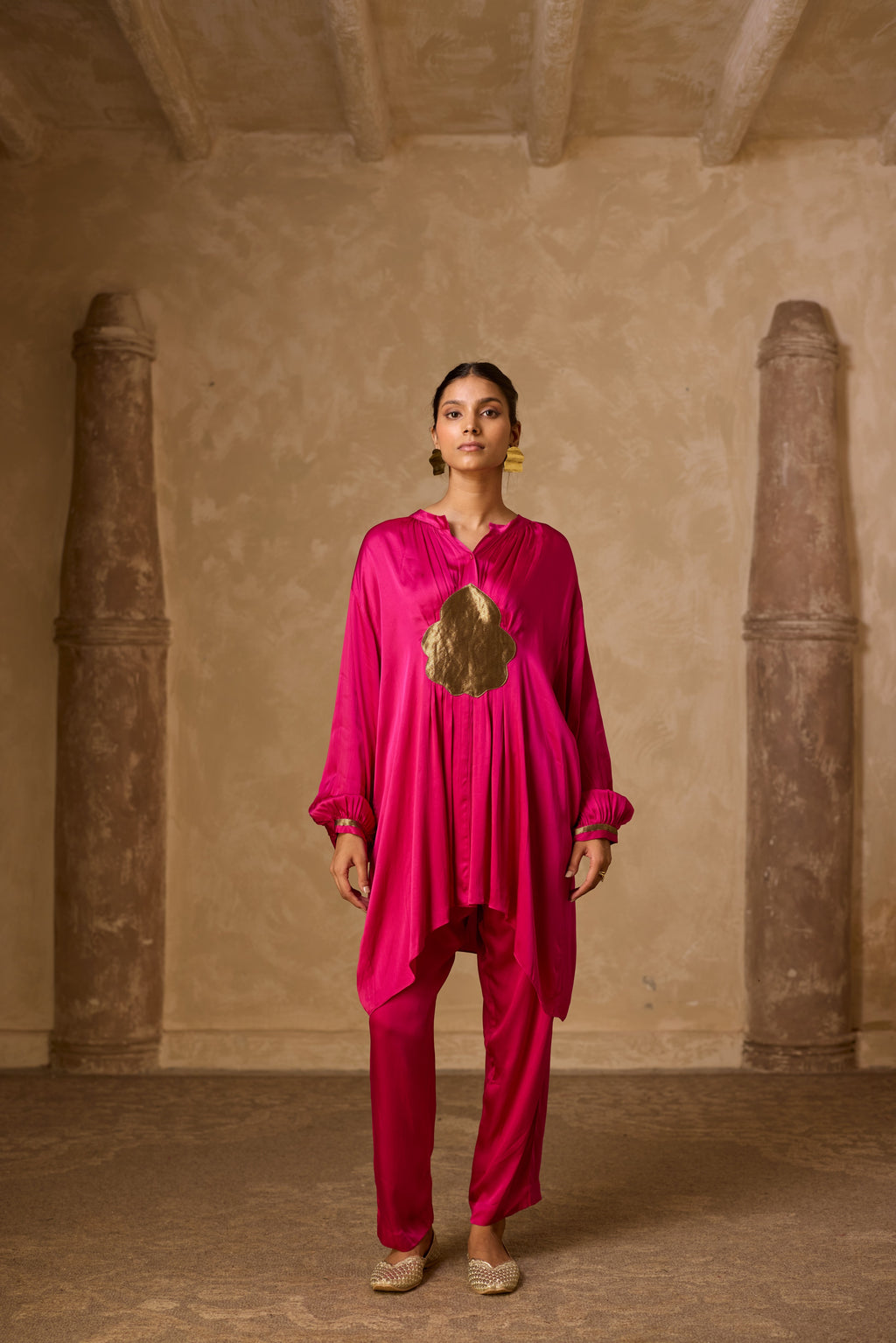 BASANT KURTA SET PINK