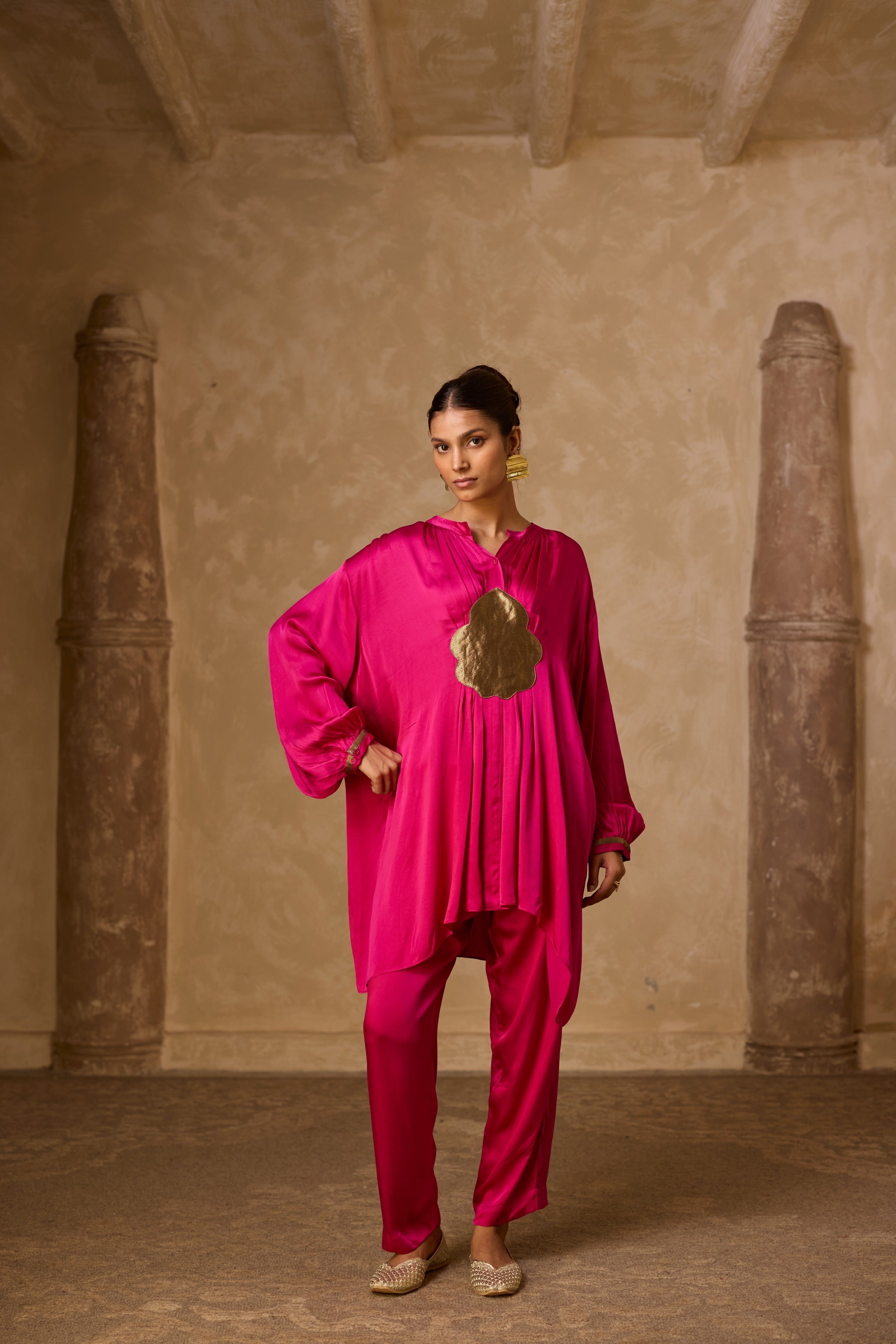 BASANT KURTA SET PINK