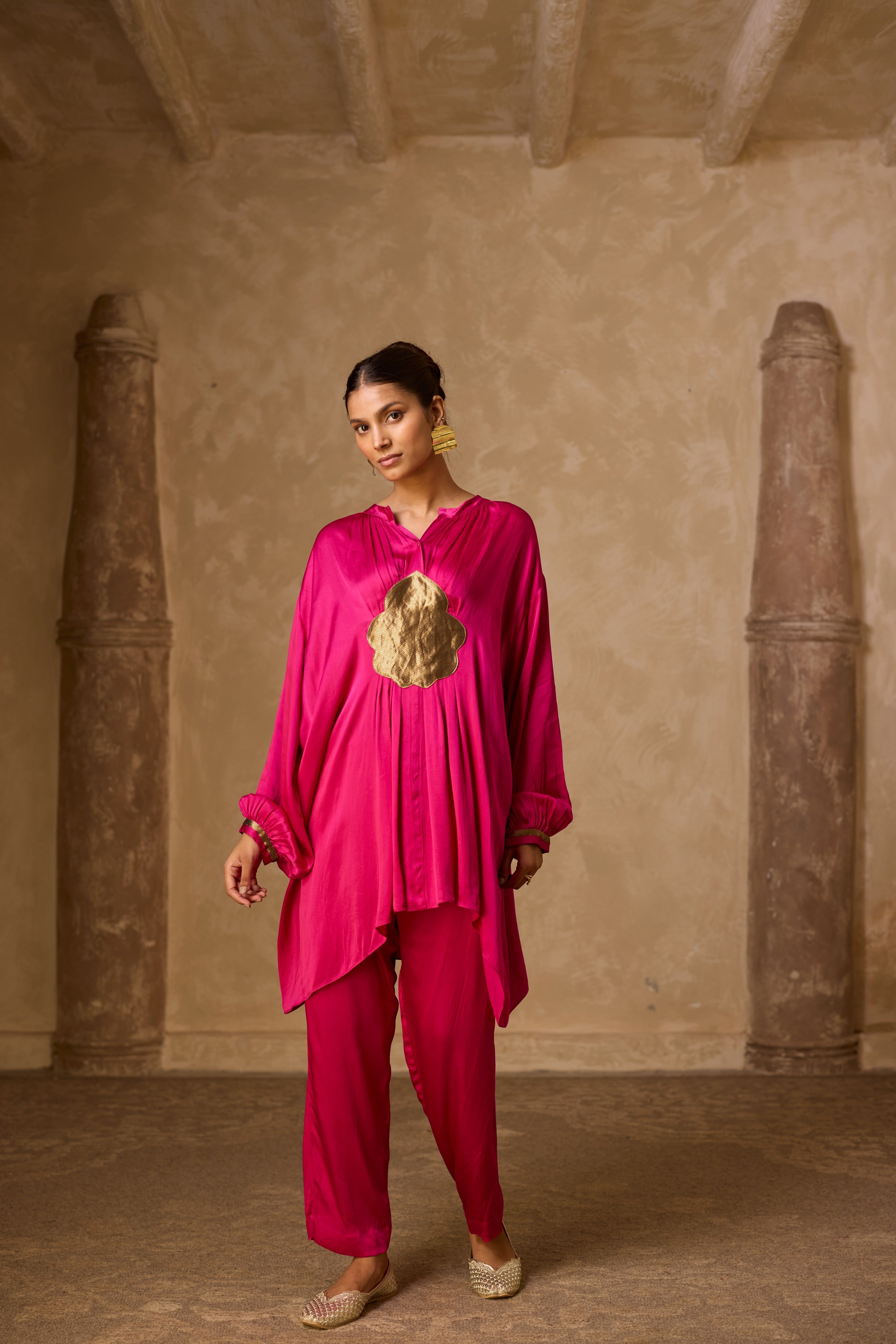 BASANT KURTA SET PINK
