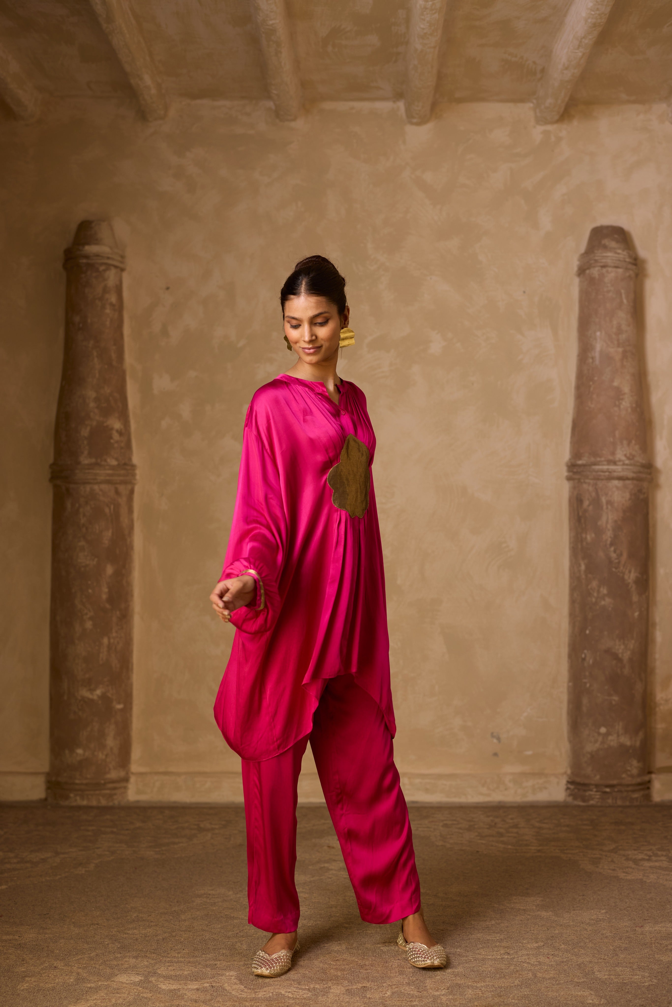 BASANT KURTA SET PINK