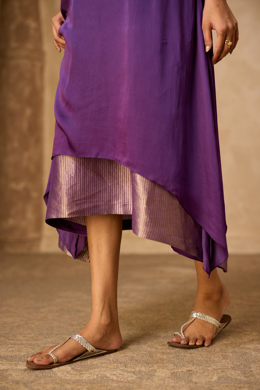 CHAMELI DRESS - PURPLE (SLEEVLESS)