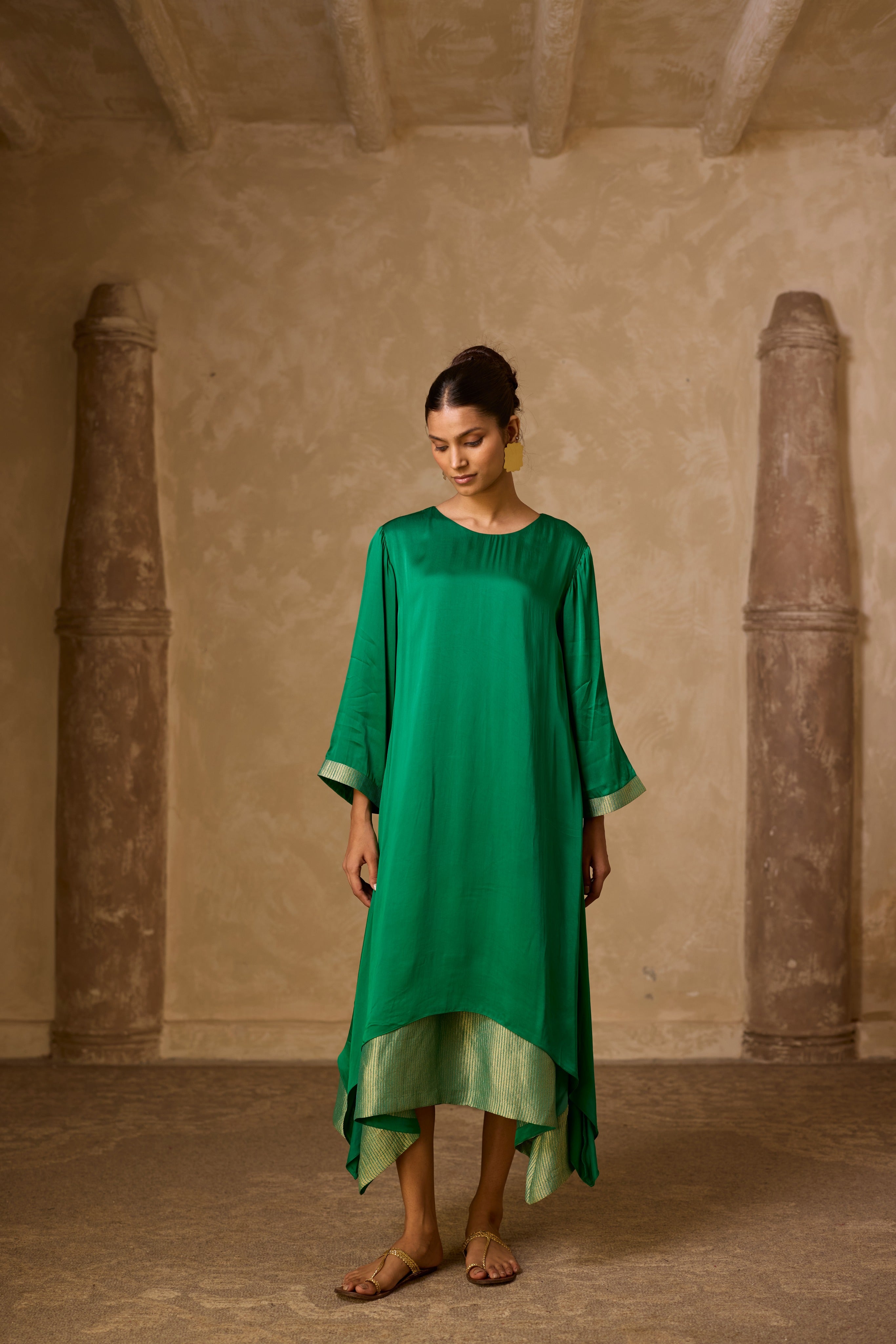 CHAMELI DRESS GREEN