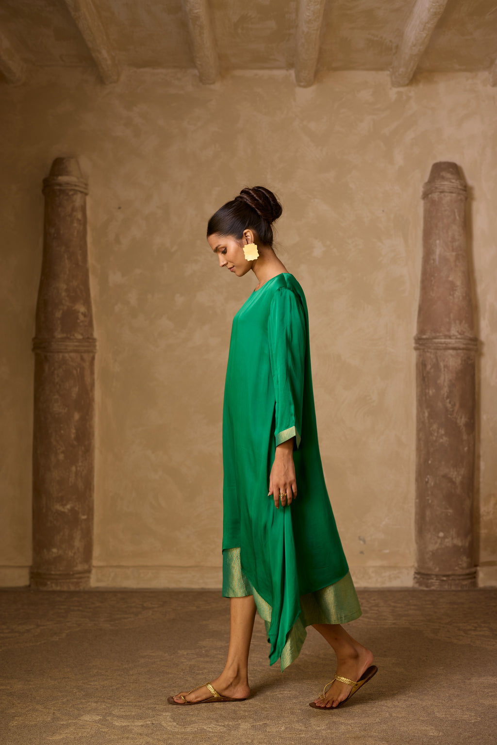 CHAMELI DRESS GREEN