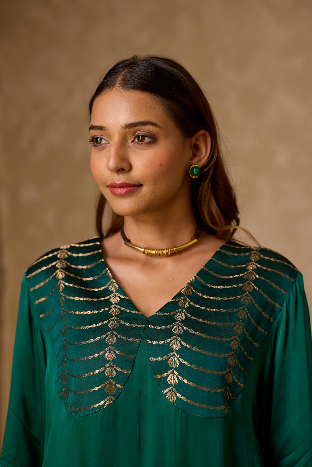 NAAZ FARSHI SET GREEN