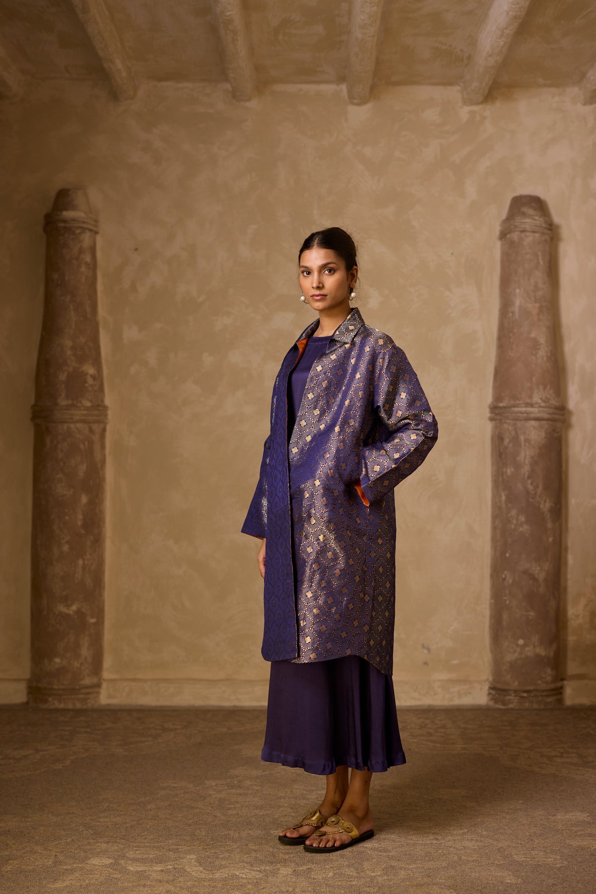 SITAARA BROCADE TRENCH