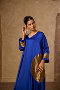 RANGOLI KAFTAN SET ROYAL BLUE