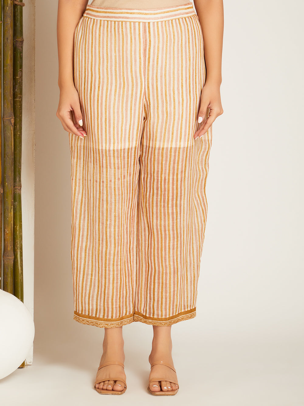 LINEN CO-ORD SET  YELLOW