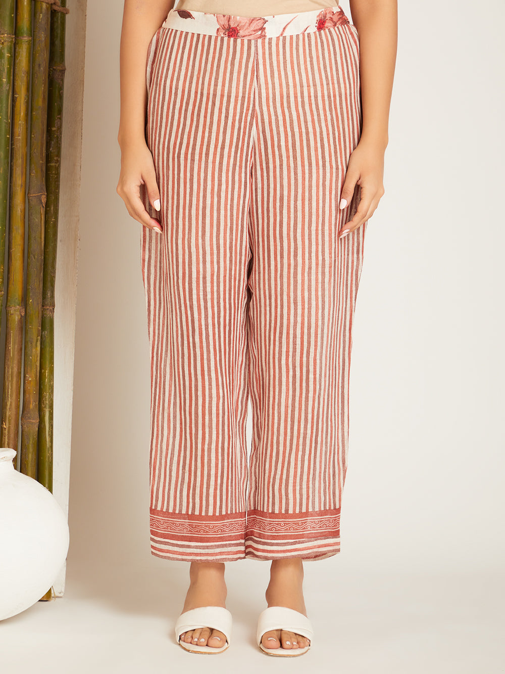 LINEN CO - ORD SET RUST
