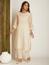 JAMDANI KURTA SET WHITE SHOT