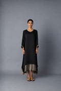 CHAMELI DRESS WITH SLEEVE BLACK