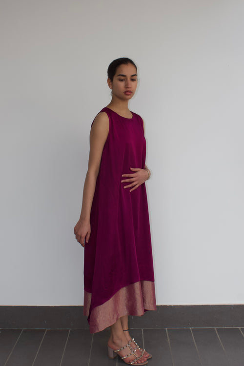 CHAMELI DRESS - PLUM