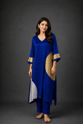 RANGOLI KAFTAN ROYAL BLUE   (SET OF TWO)