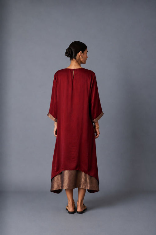 CHAMELI DRESS- PLUM