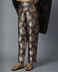 HAZARA BROCADE PANTS - BLACK