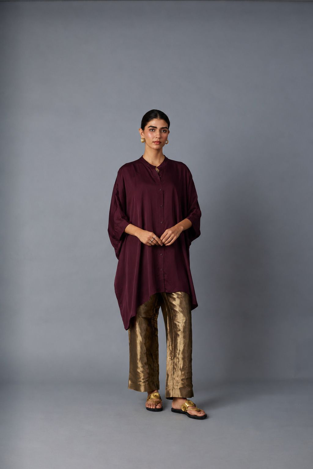 ZOHA ANTI  FIT SHIRT WINE