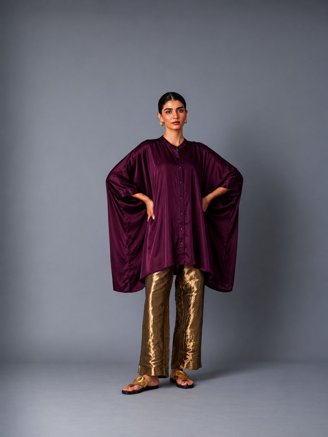 ZOHA ANTI  FIT SHIRT WINE