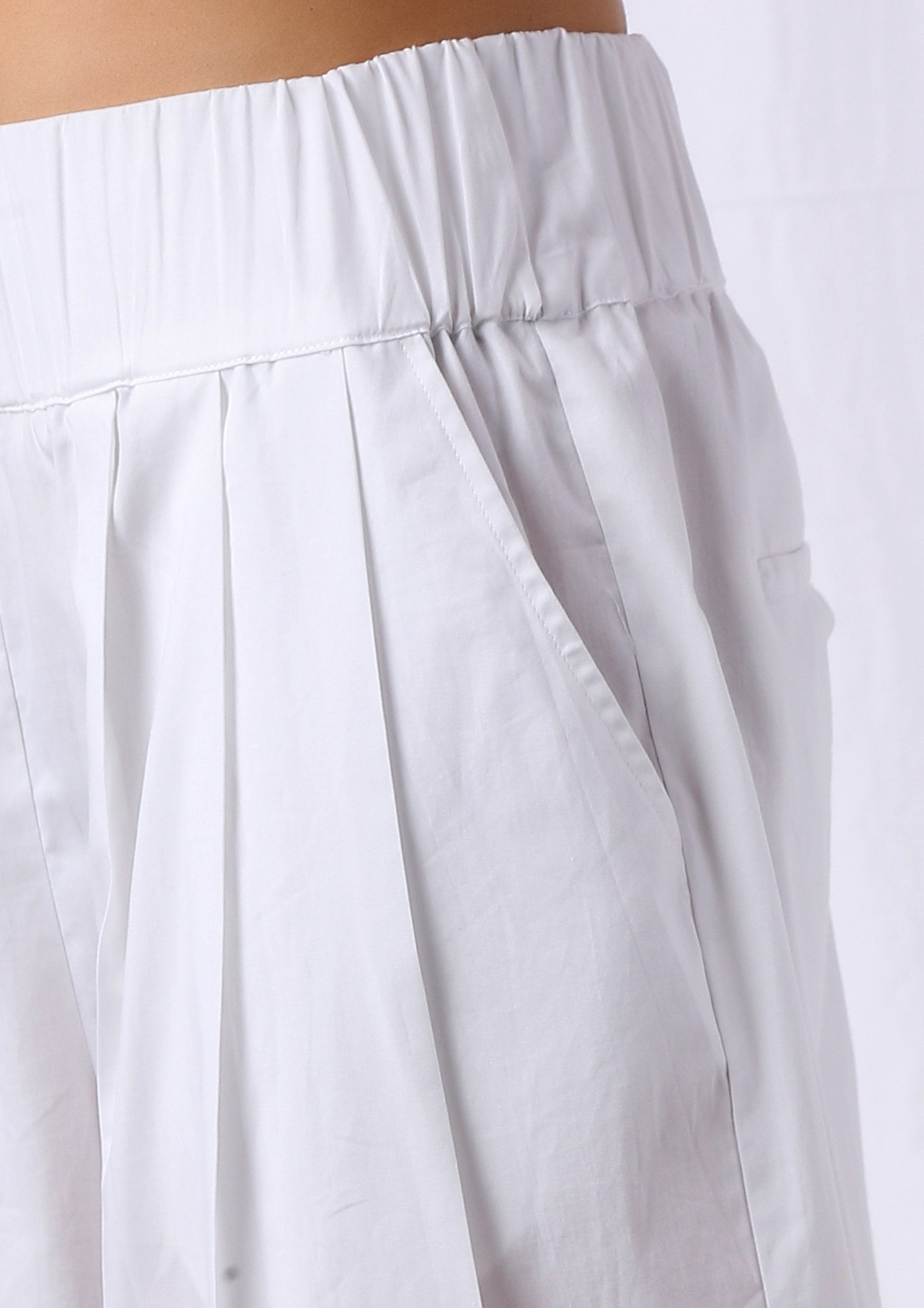 HIGH WAIST PLEATED PANTS