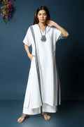 FIRDAUS CO-ORD SET - WHITE