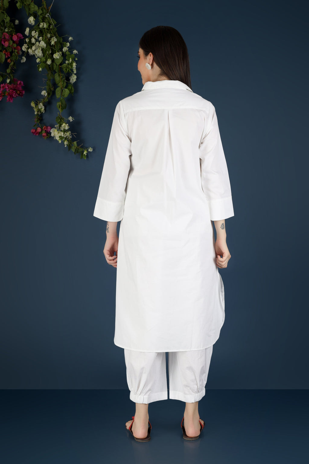 WHITE CO-ORD SET LONG