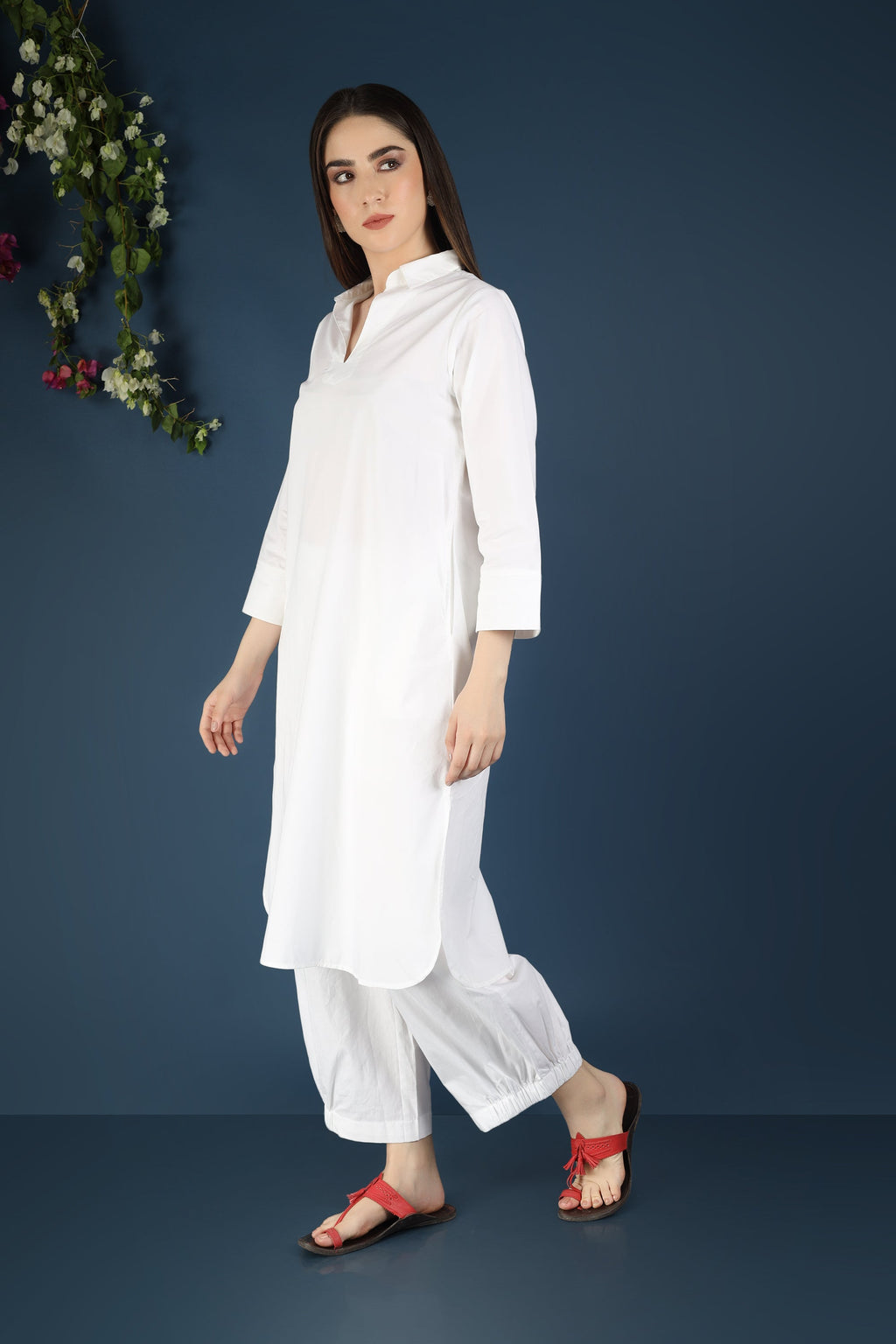 WHITE CO-ORD SET LONG