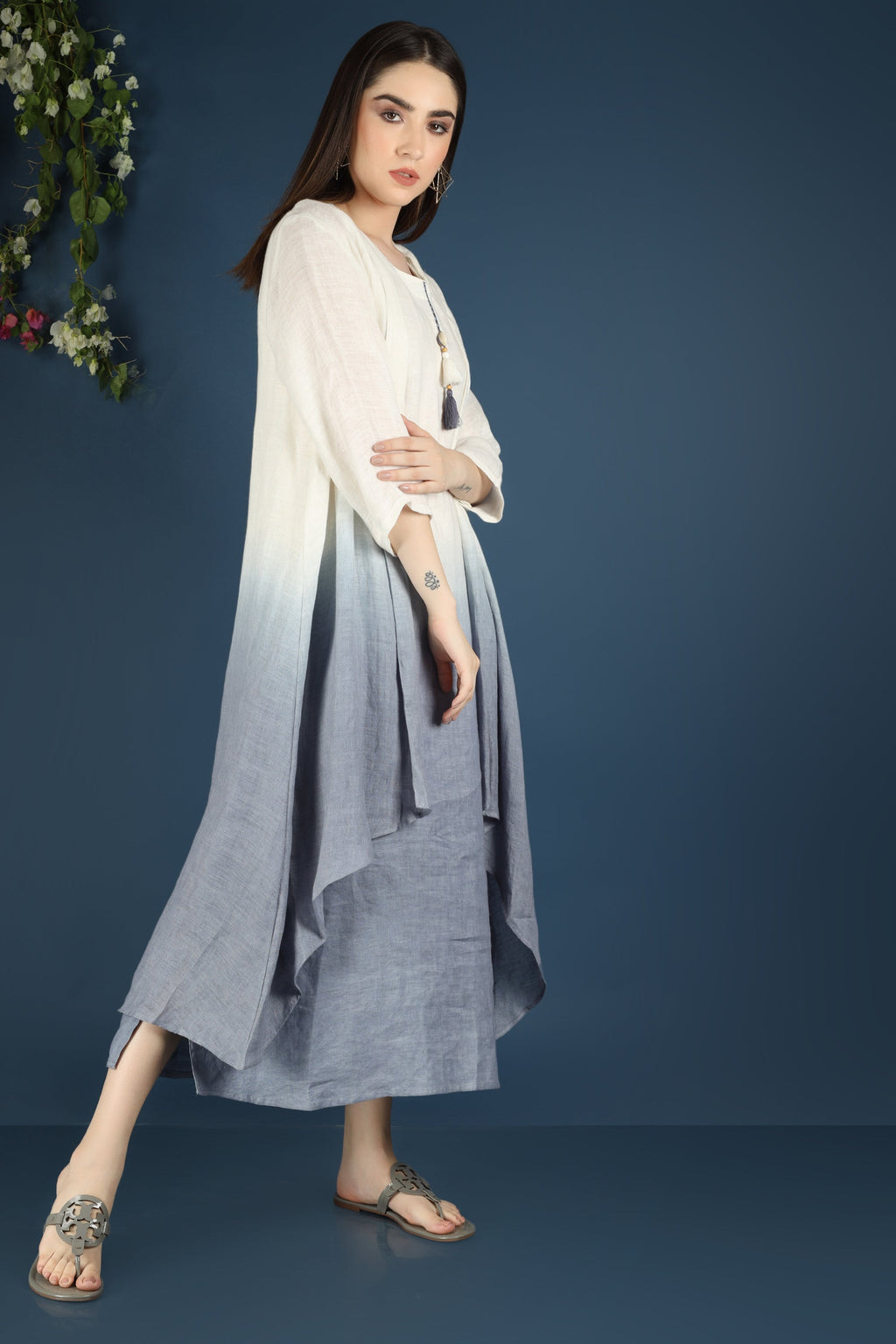 LAYERED OMBRÈ DRESS