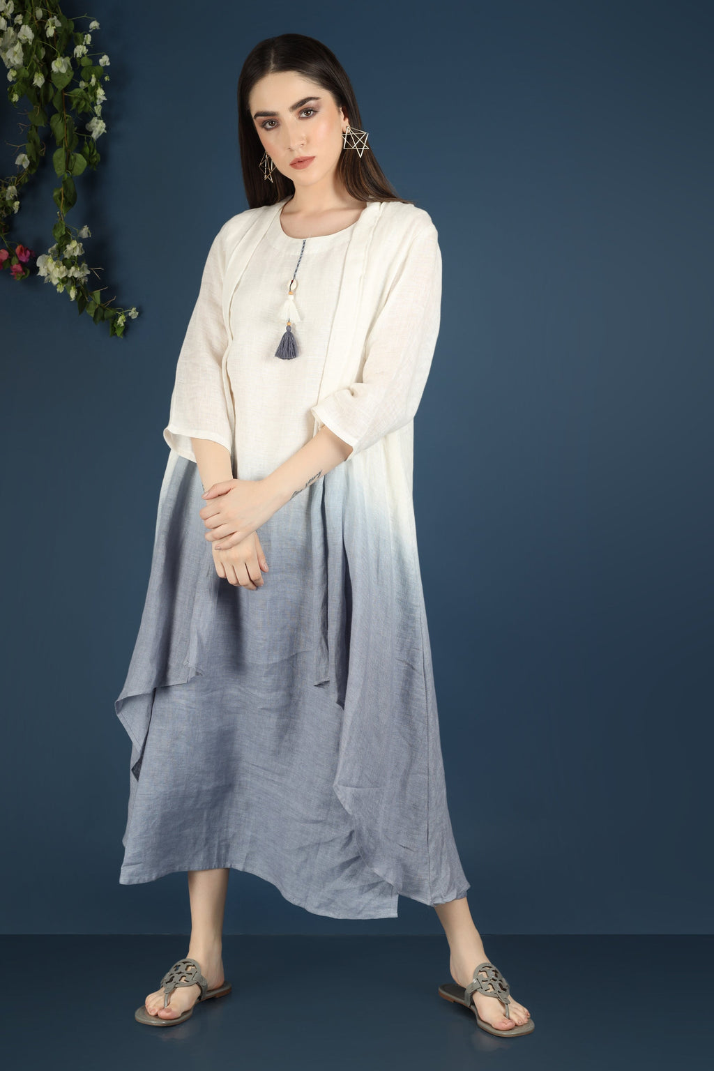 LAYERED OMBRÈ DRESS