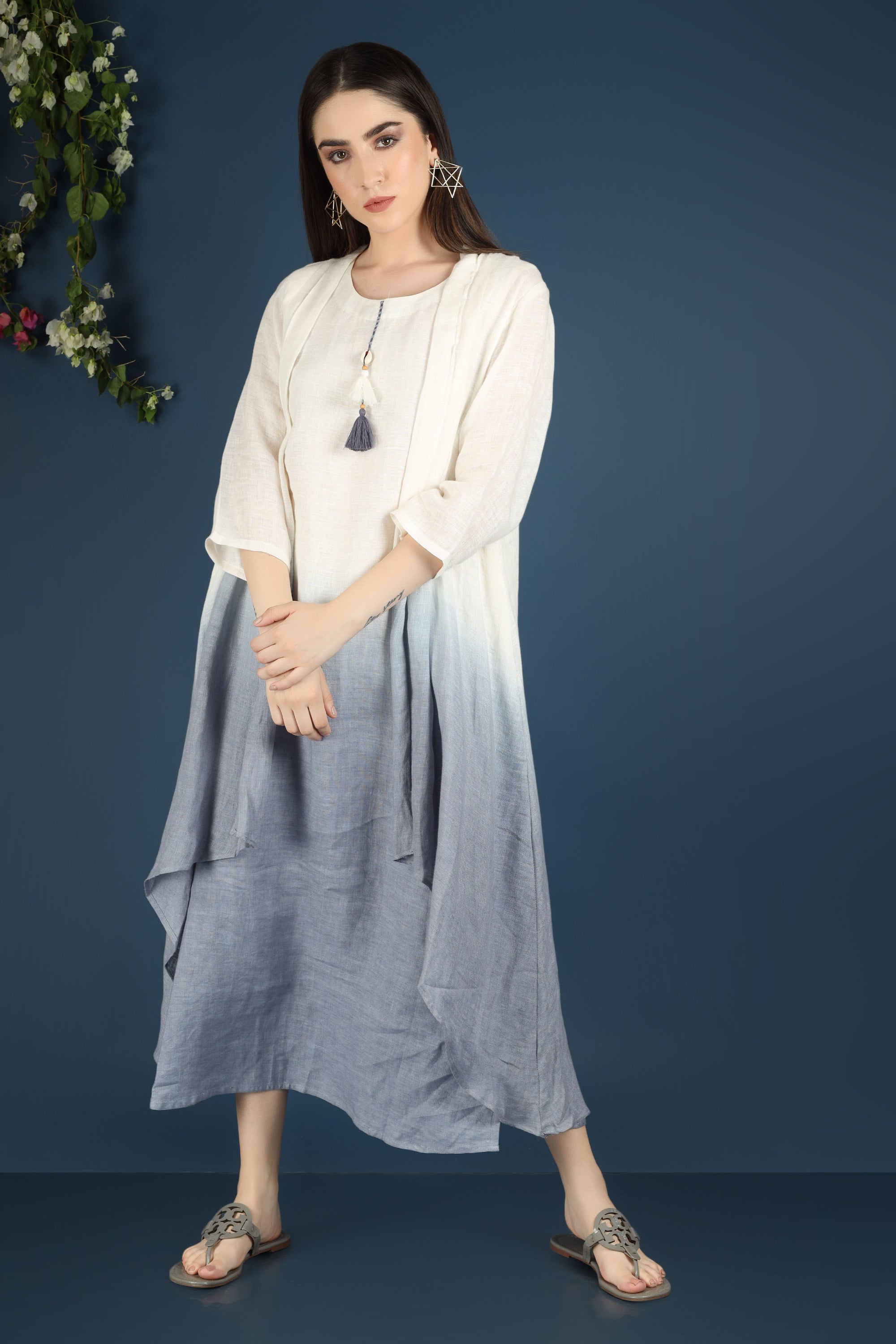 LAYERED OMBRÈ DRESS