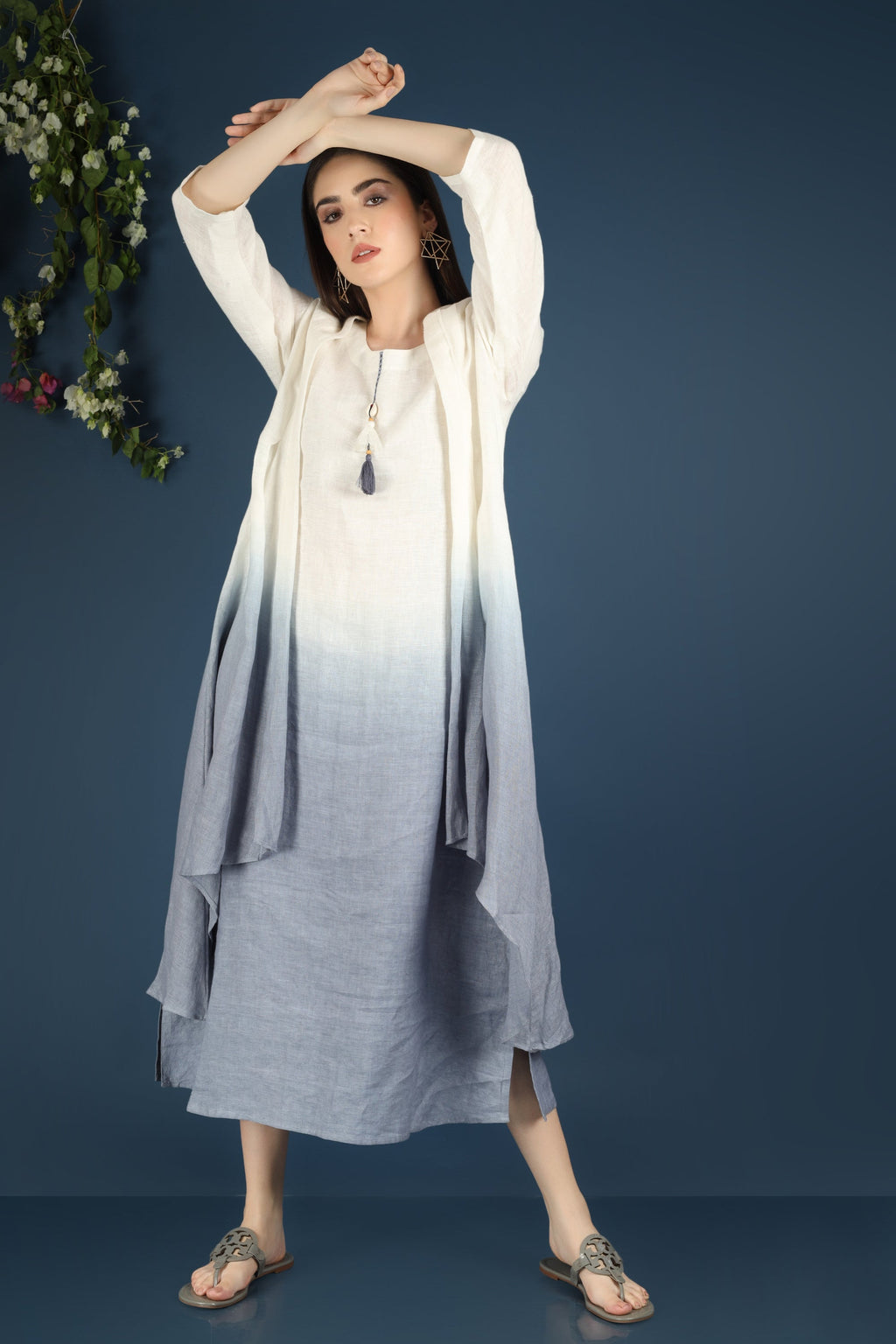LAYERED OMBRÈ DRESS