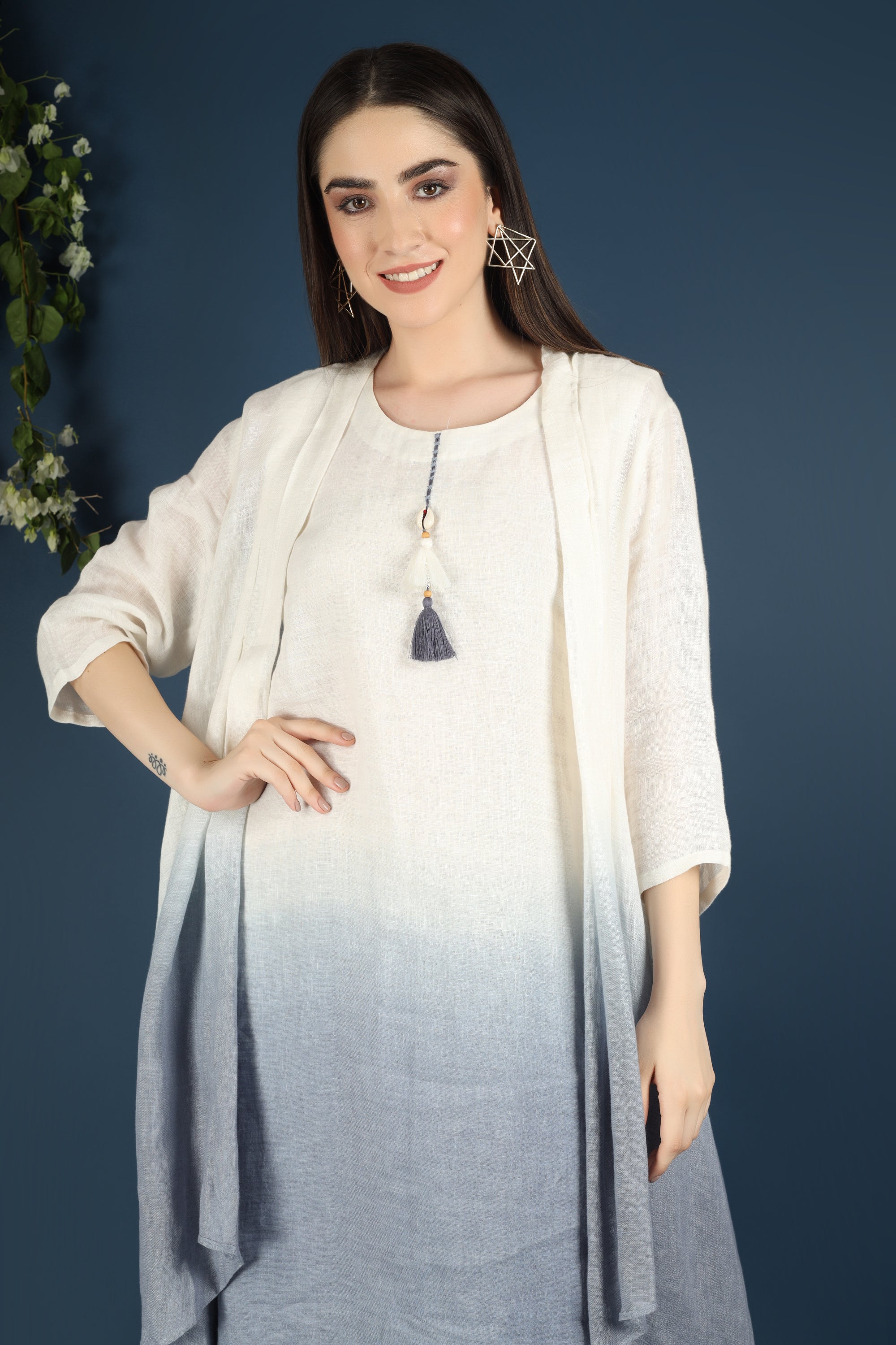 LAYERED OMBRÈ DRESS