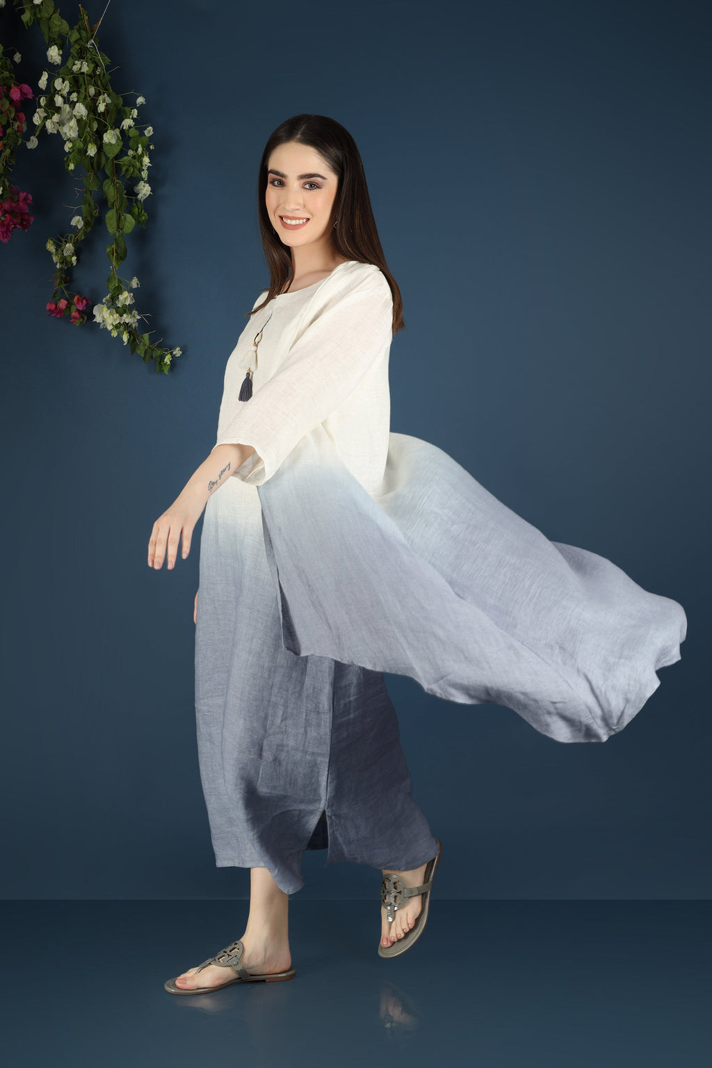 LAYERED OMBRÈ DRESS
