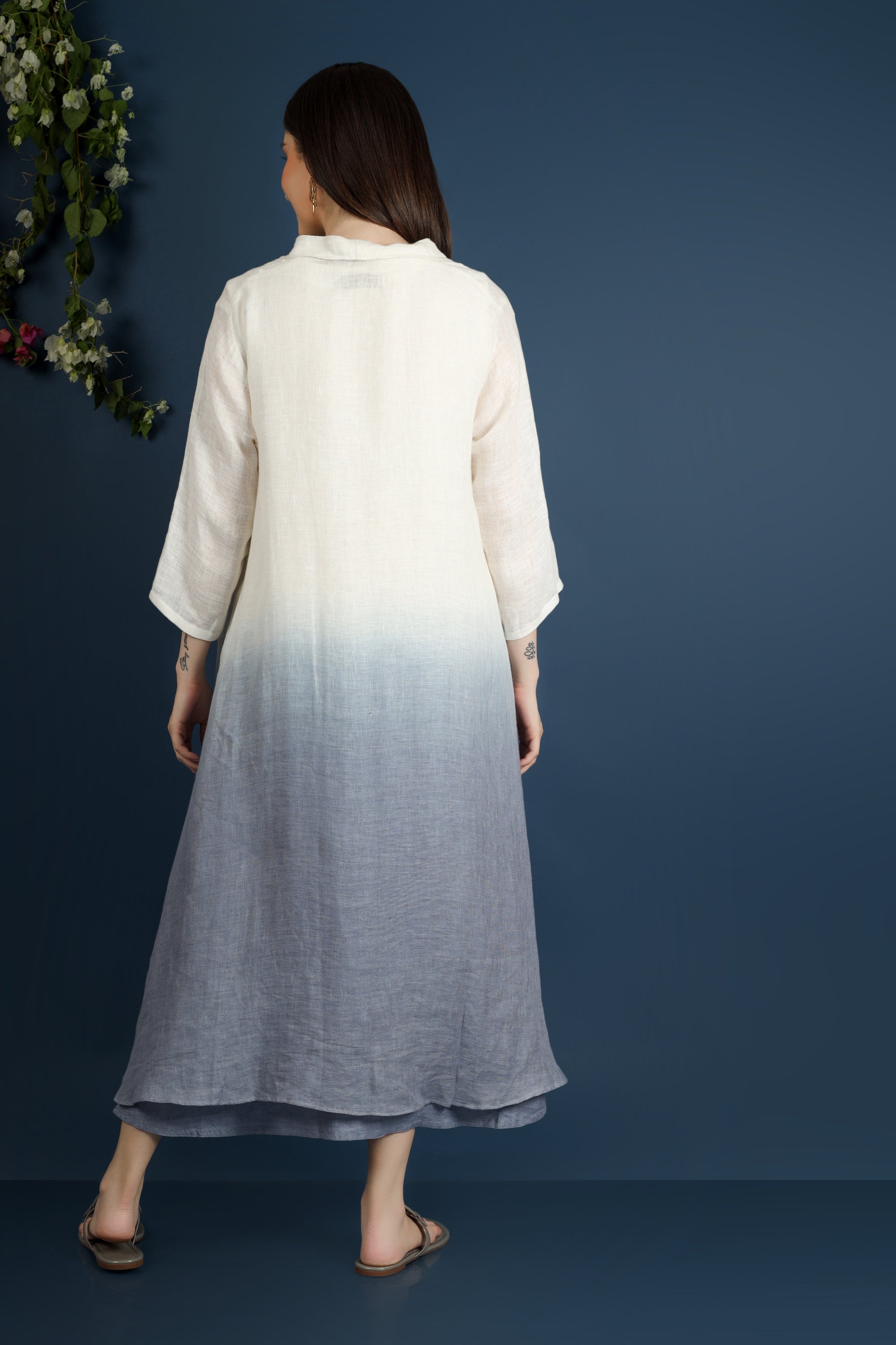 LAYERED OMBRÈ DRESS