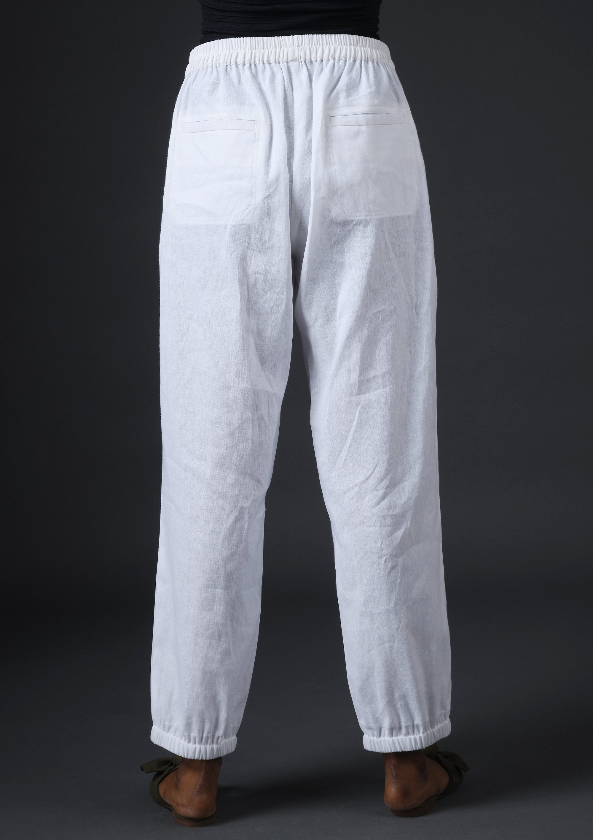JOGGERS -WHITE