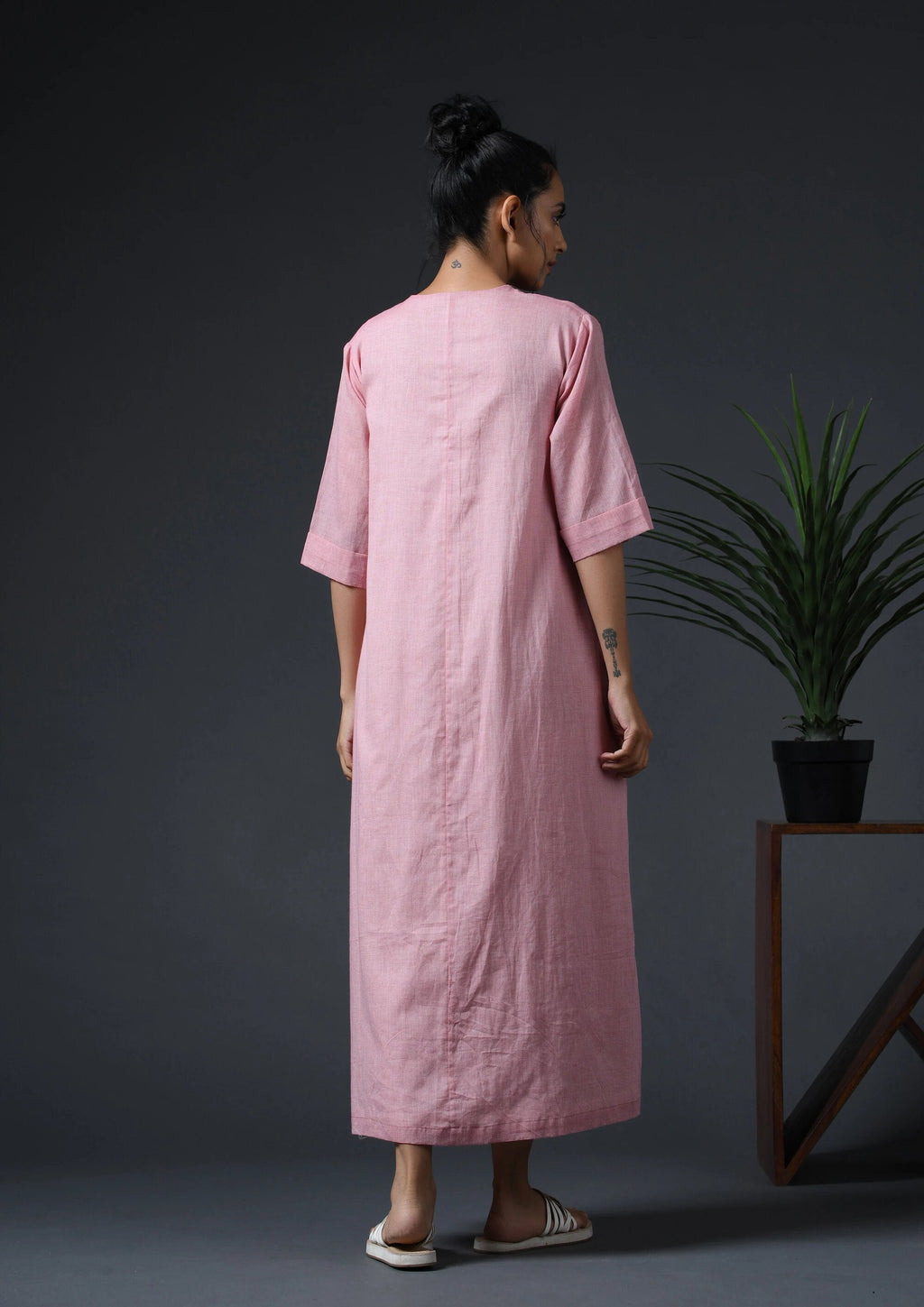 BOX PLEAT DRESS