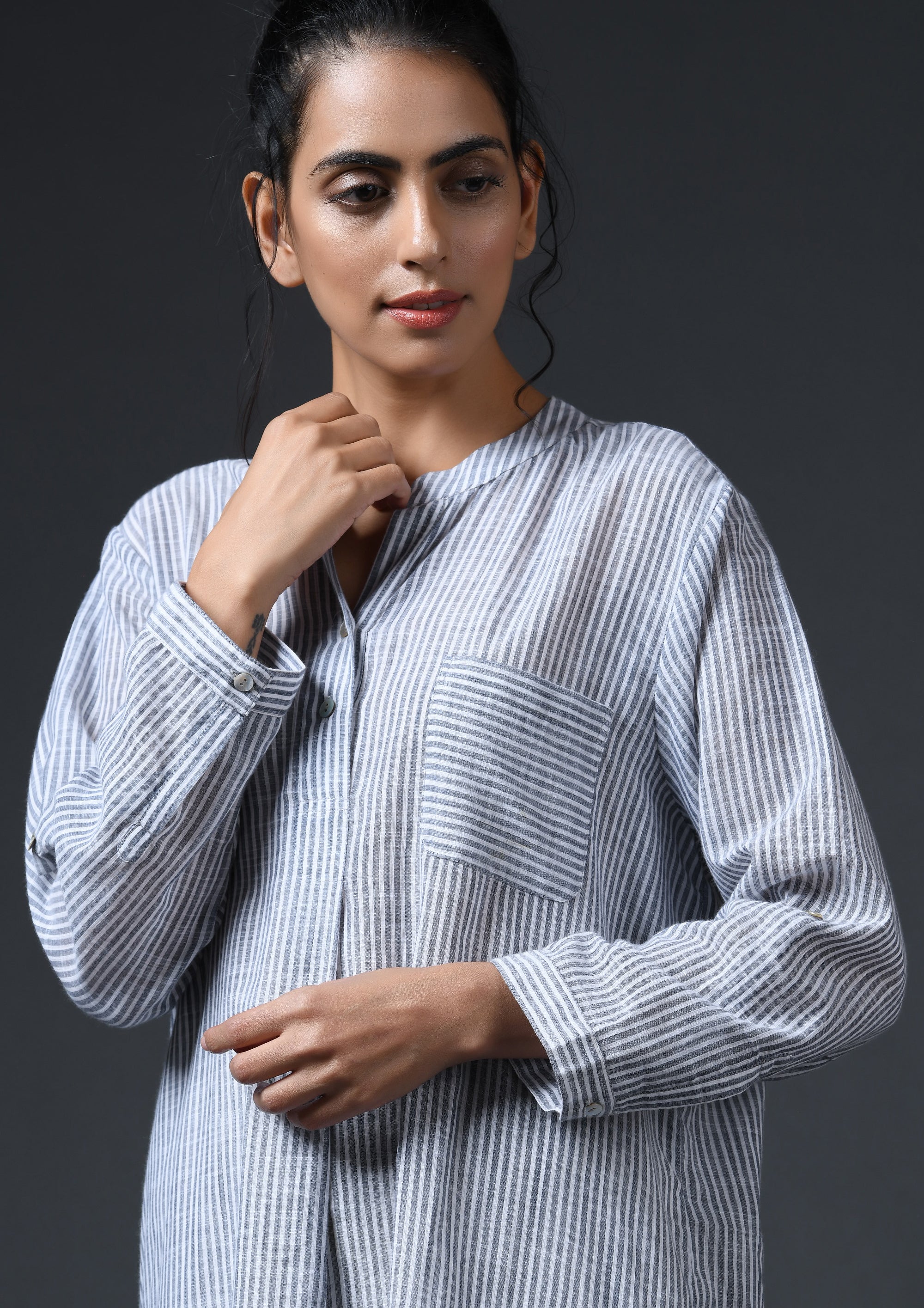 Striped Long Tunic