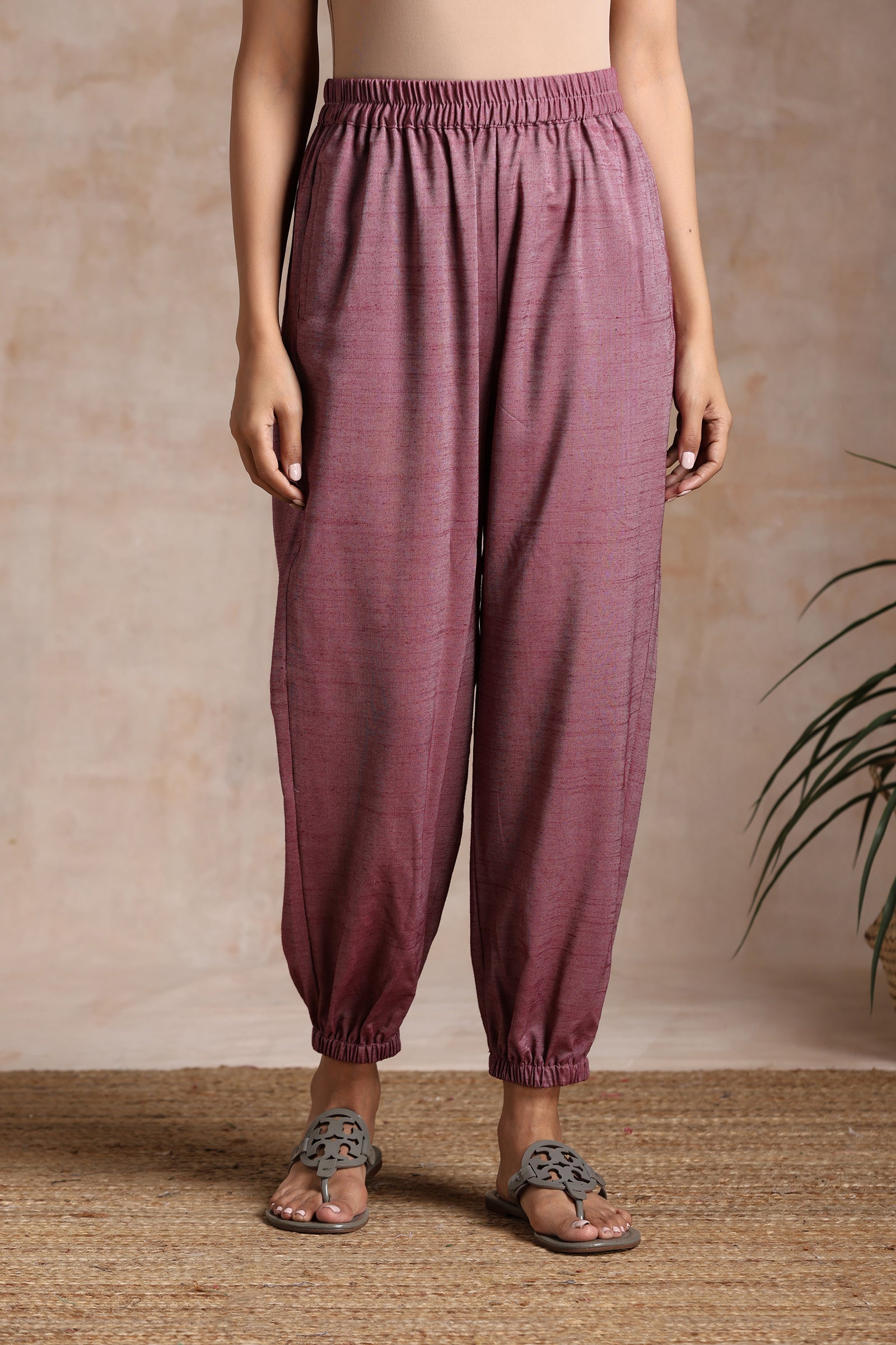 JOGGERS- DULL ROSE